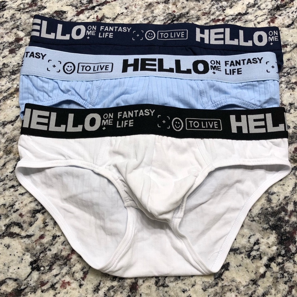 Mens cotton sport briefs